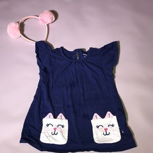 COPY - Carter’s blue kitty top